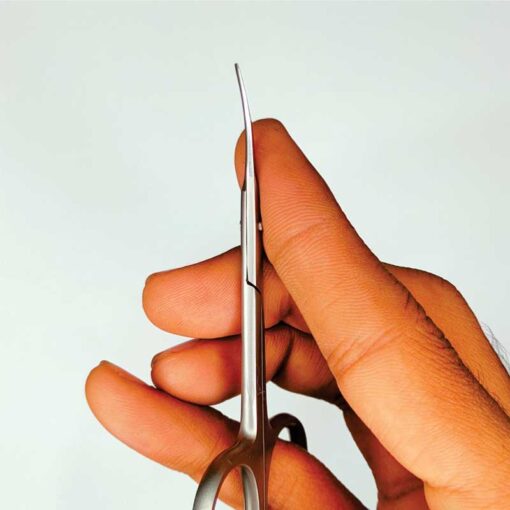custom curved blade cuticle scissors